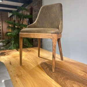 'Safir' Model Walnut Chair