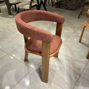 'Nehir' Model Walnut Chair